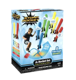D & L Stomp Rocket Jr. Multi-Color Rocket Set