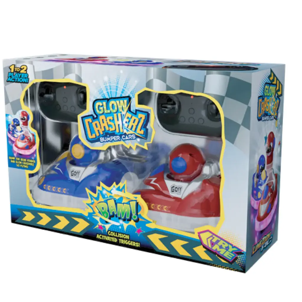 MUKIKIM LumeZoom RC Glow Crasherz Bumper Cars