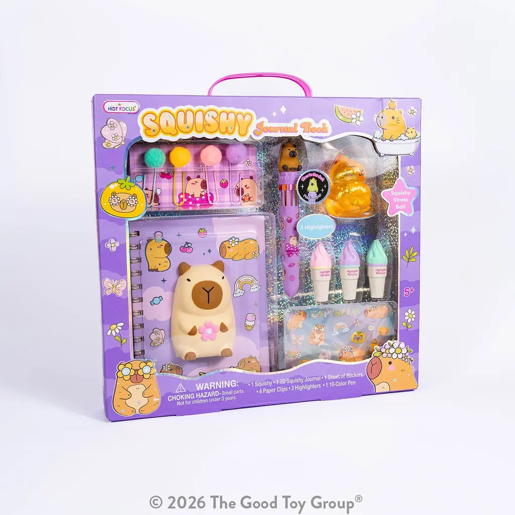 HOT FOCUS Squishy Journal Book - Capybara