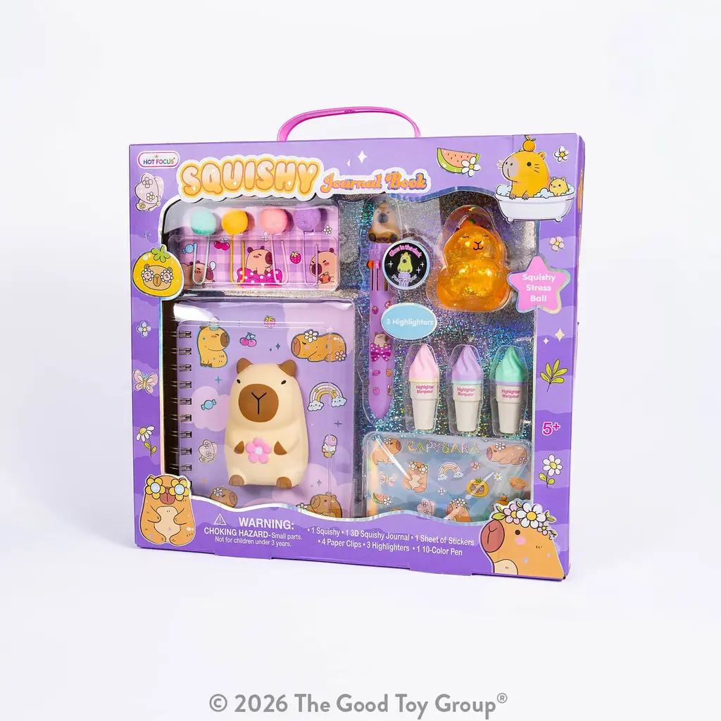 HOT FOCUS Squishy Journal Book - Capybara