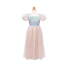 CREATIVE EDUCATION Rainbow Sherbert Sparkle Dress, Size 5-6