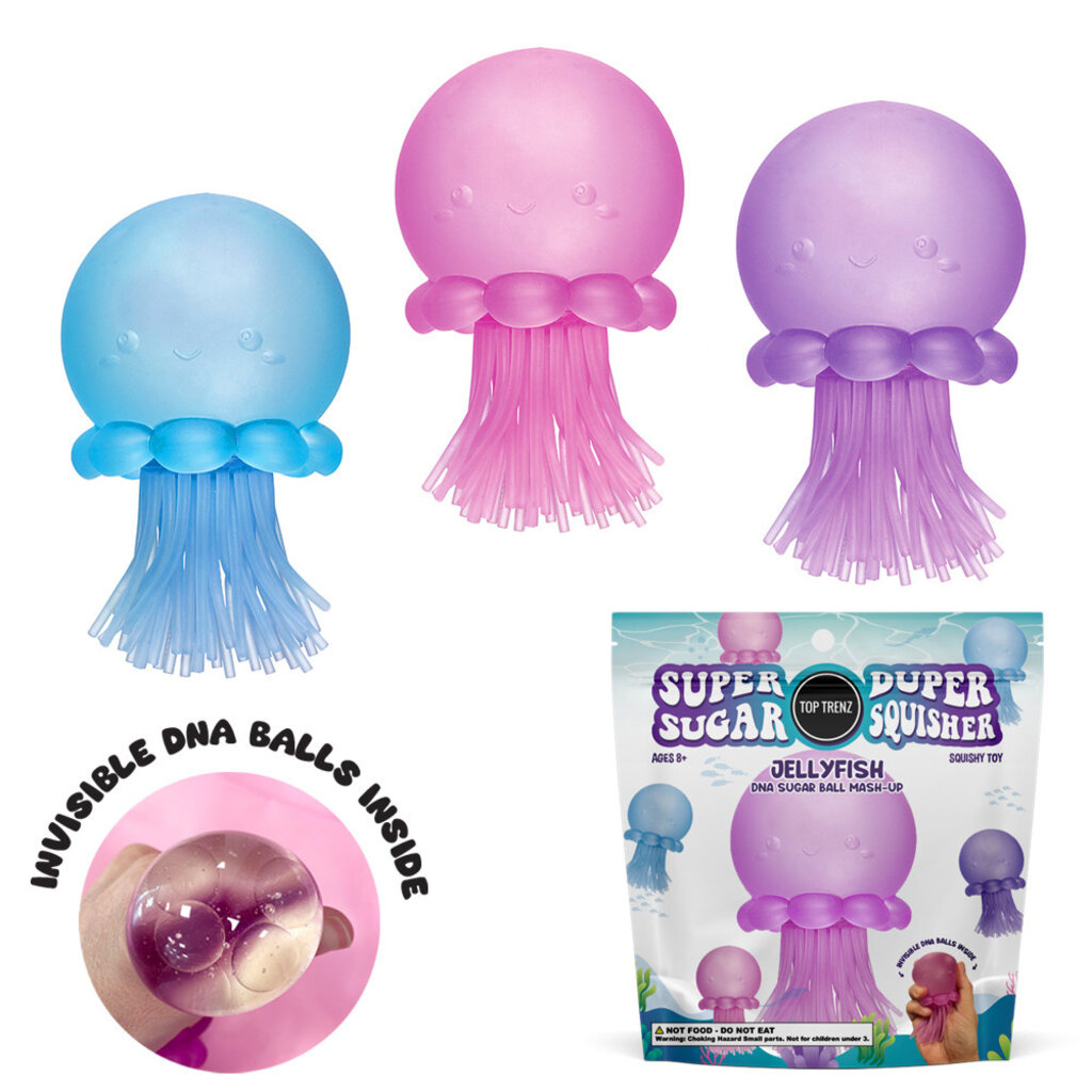 TOP TRENZ Super Duper Sugar Squisher - Jellyfish