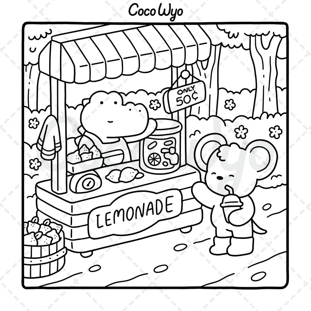 PENGUIN Cozy Friends Coloring Book