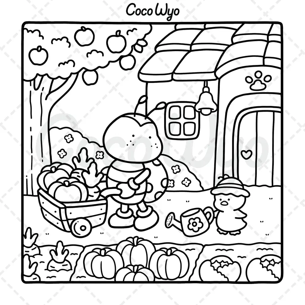 PENGUIN Cozy Friends Coloring Book