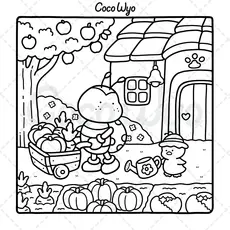 PENGUIN Cozy Friends Coloring Book