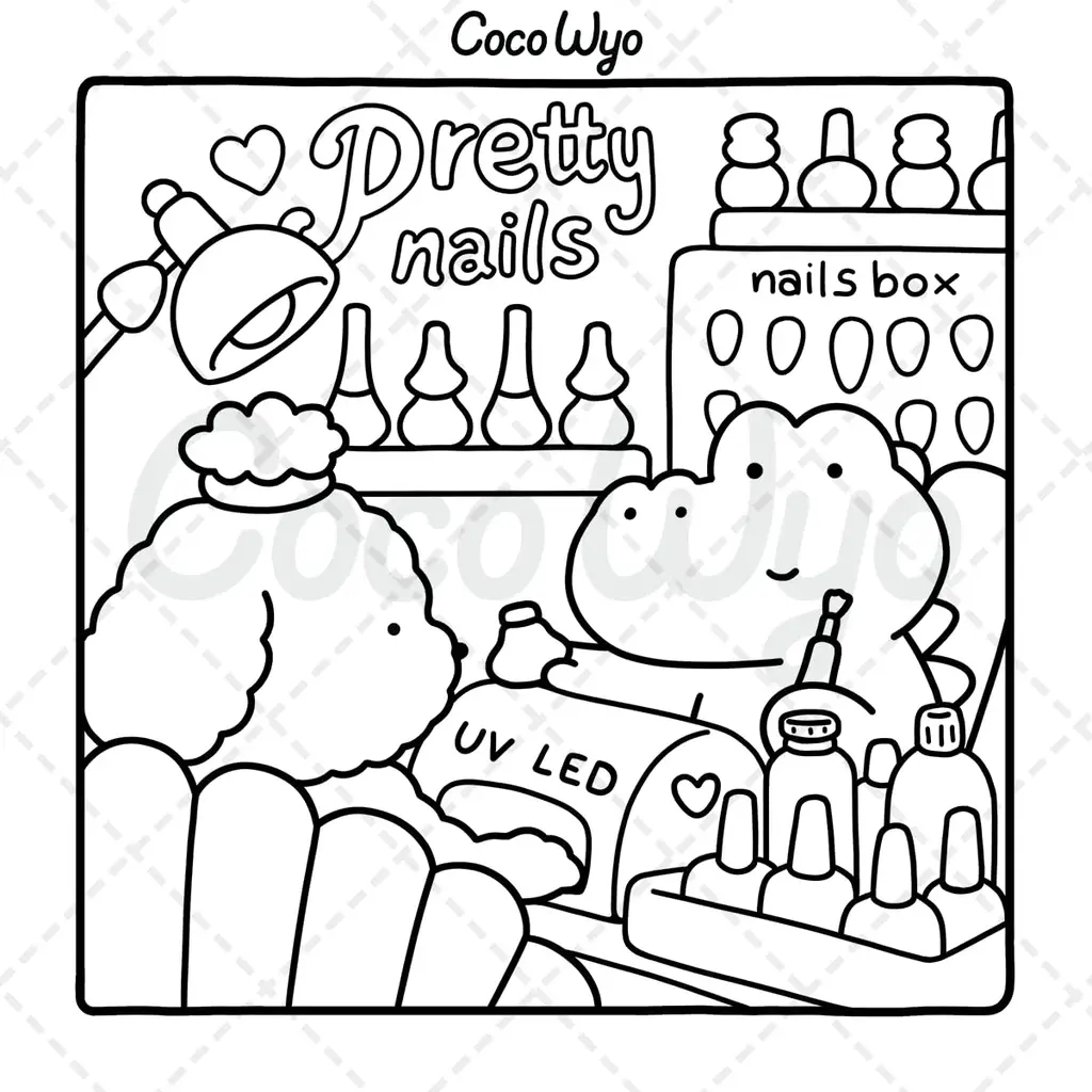 PENGUIN Cozy Friends Coloring Book