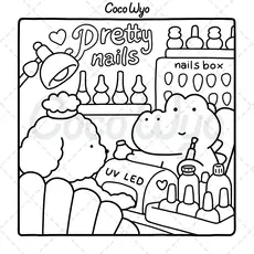 PENGUIN Cozy Friends Coloring Book
