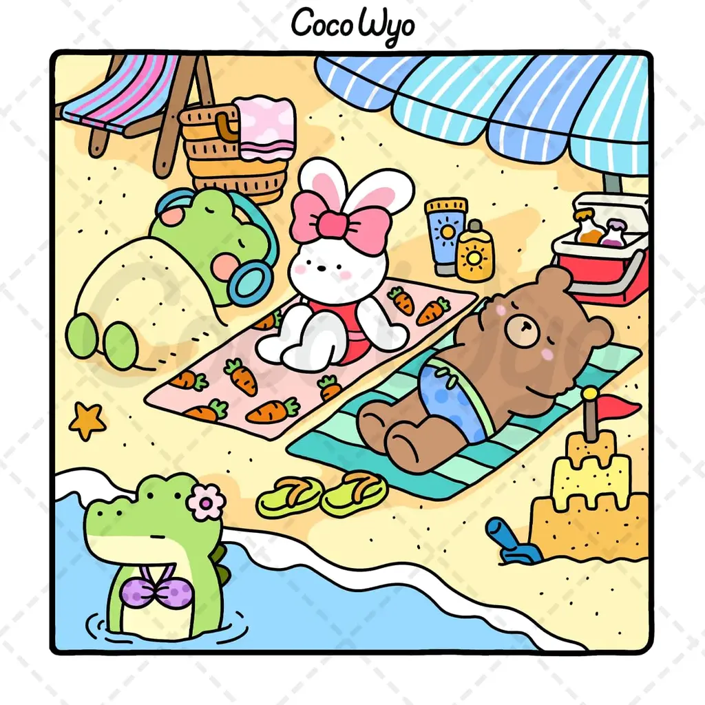 PENGUIN Cozy Friends Coloring Book