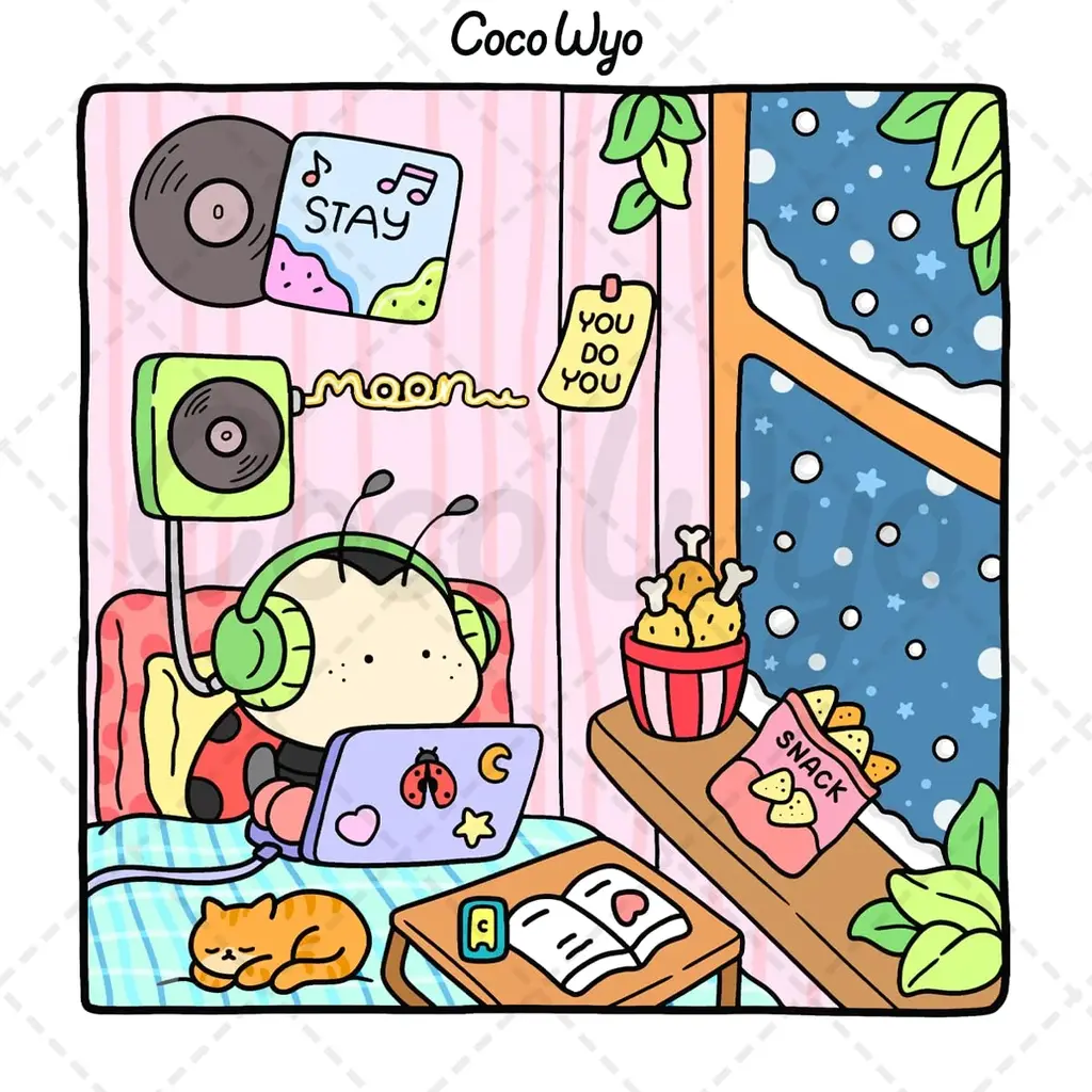 PENGUIN Cozy Friends Coloring Book