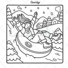 PENGUIN Girl Moments Coloring Book
