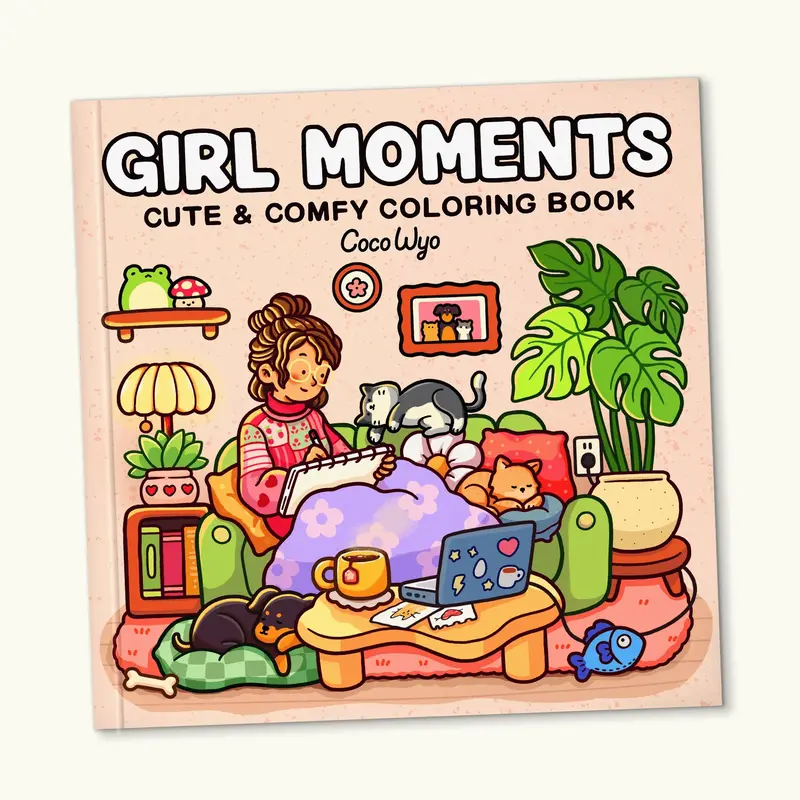 PENGUIN Girl Moments Coloring Book