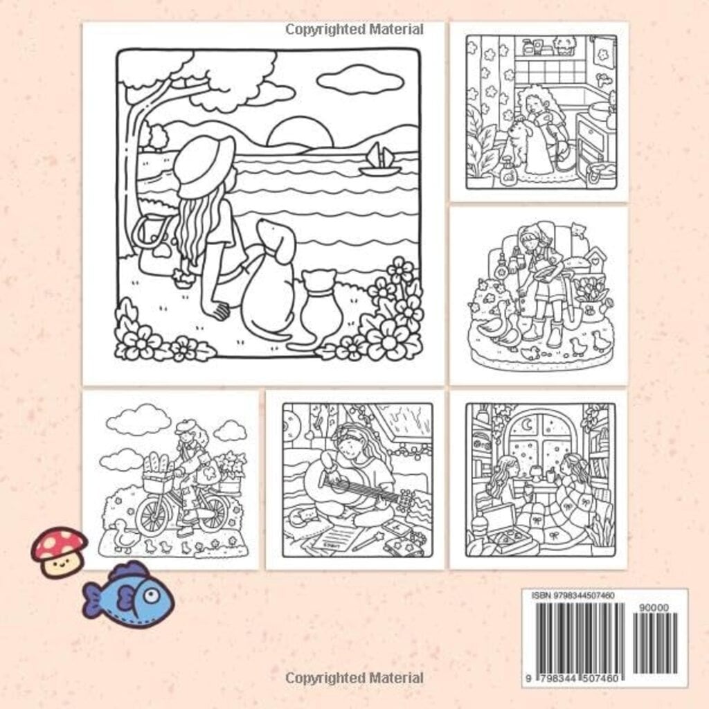 PENGUIN Girl Moments Coloring Book