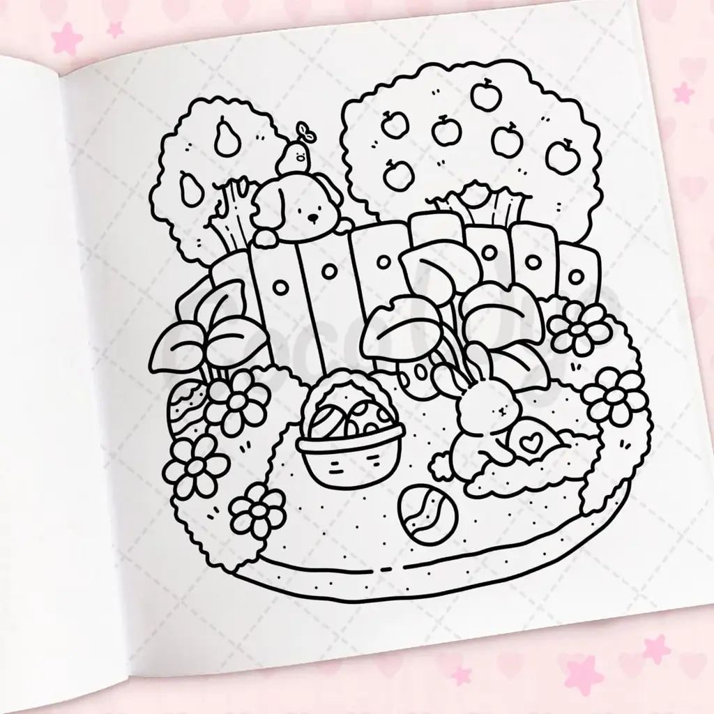 PENGUIN Cozy Cuties Coloring Book