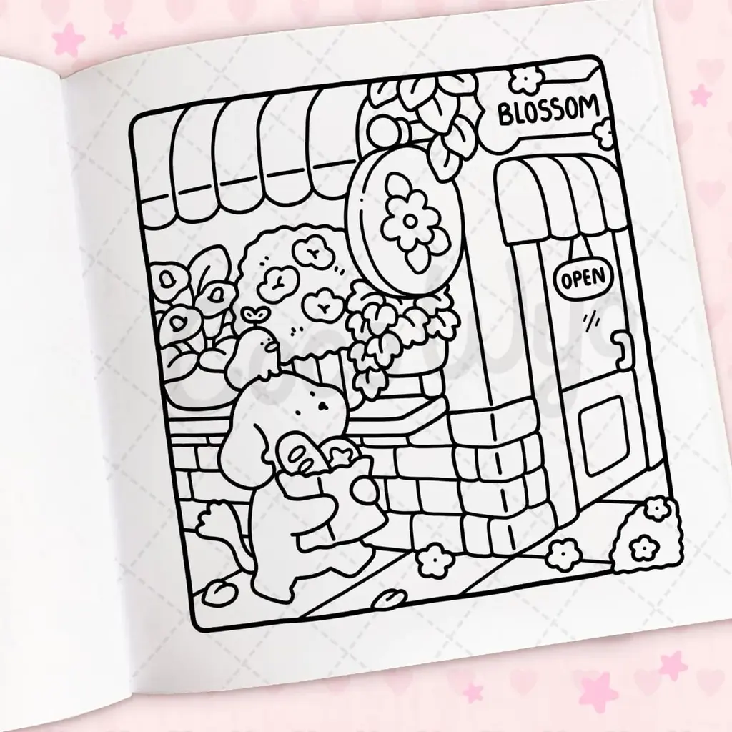 PENGUIN Cozy Cuties Coloring Book
