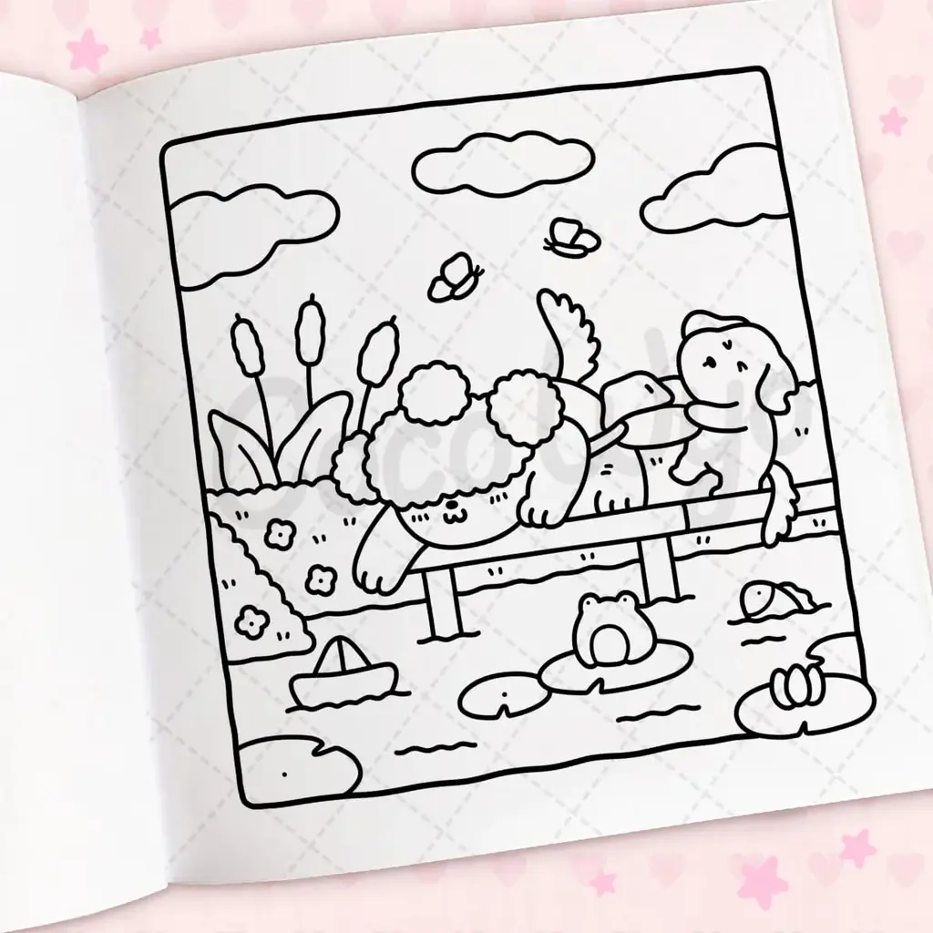 PENGUIN Cozy Cuties Coloring Book
