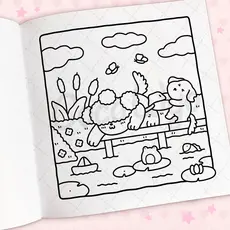 PENGUIN Cozy Cuties Coloring Book