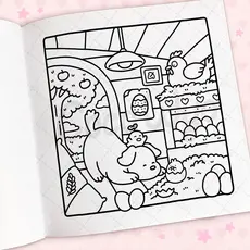 PENGUIN Cozy Cuties Coloring Book
