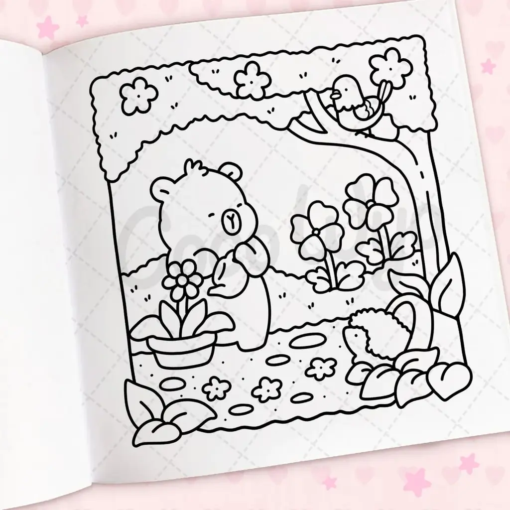 PENGUIN Cozy Cuties Coloring Book
