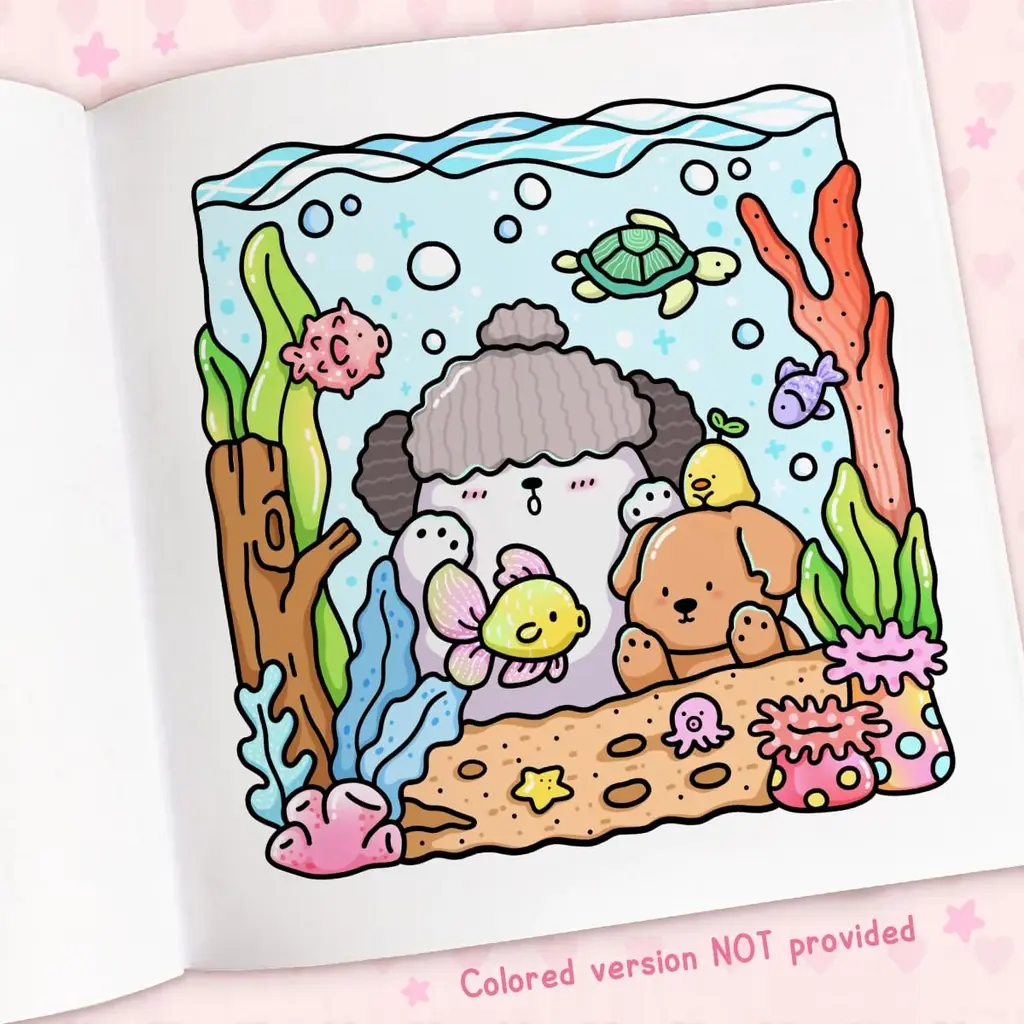 PENGUIN Cozy Cuties Coloring Book