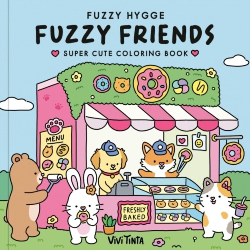 PENGUIN Fuzzy Hygge: Fuzzy Friends Coloring Book