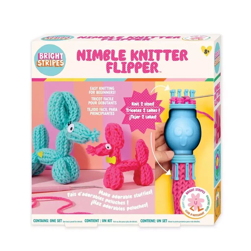 BRIGHT STRIPES Nimble Knitter Flipper-Balloon Animals