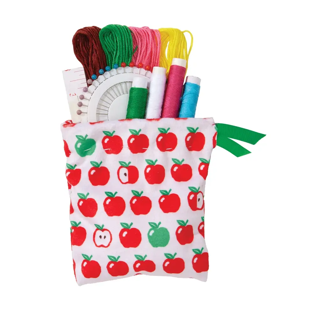 BRIGHT STRIPES Sew Crafty Cottage All-in-One Sewing Box