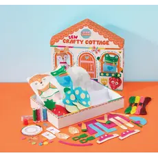 BRIGHT STRIPES Sew Crafty Cottage All-in-One Sewing Box