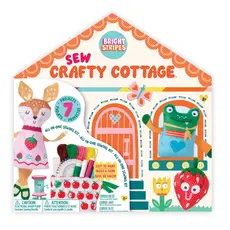 BRIGHT STRIPES Sew Crafty Cottage All-in-One Sewing Box