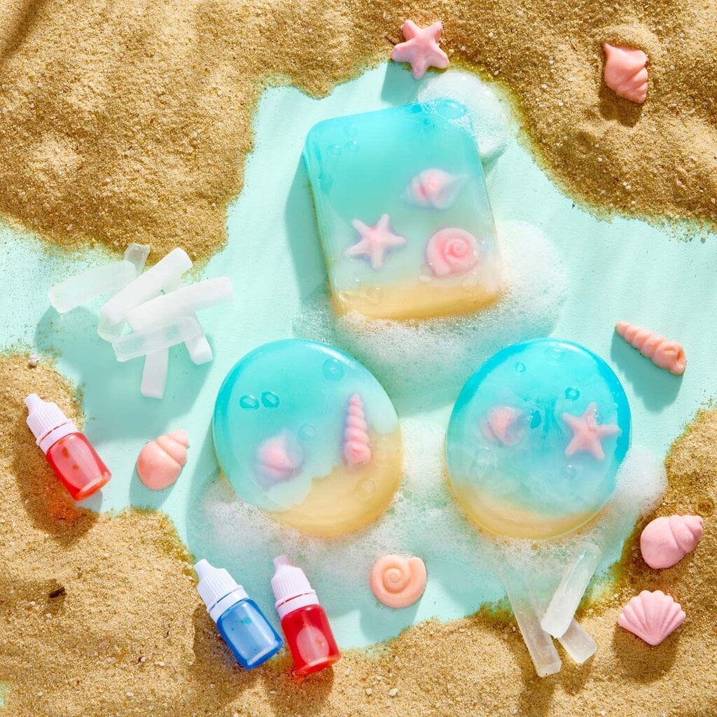 BRIGHT STRIPES DIY Sea Soaps