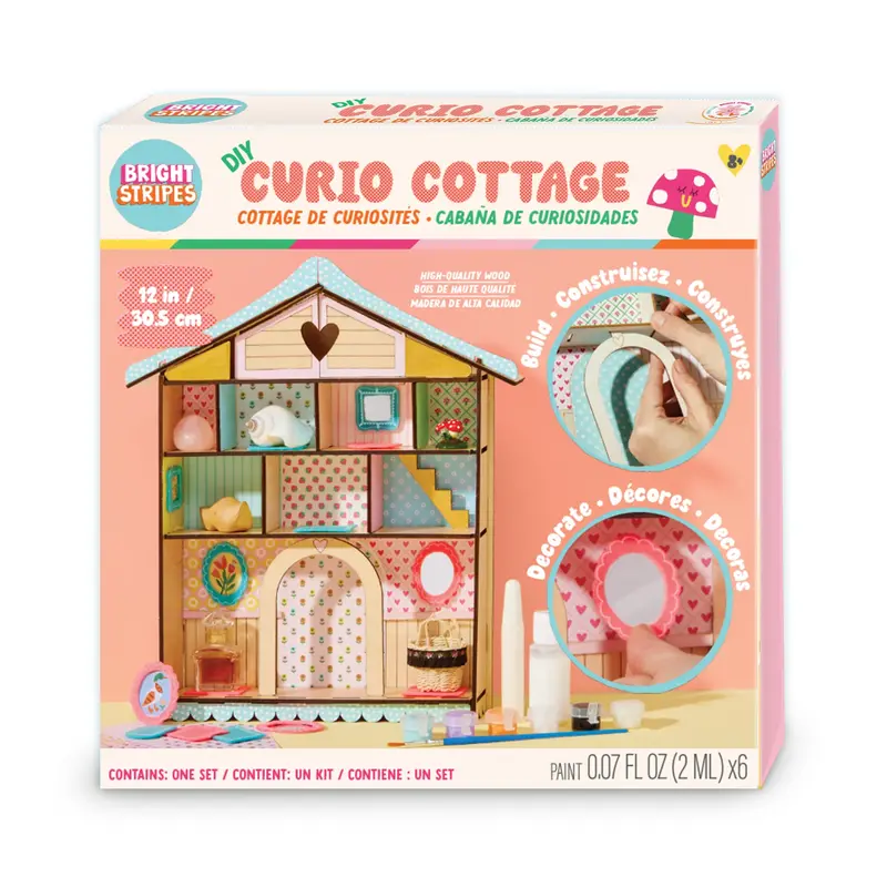 BRIGHT STRIPES DIY Curio Cottage
