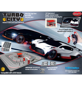 JUPITER CREATIONS Turbo City: World's Smallest Slot Race Large Track