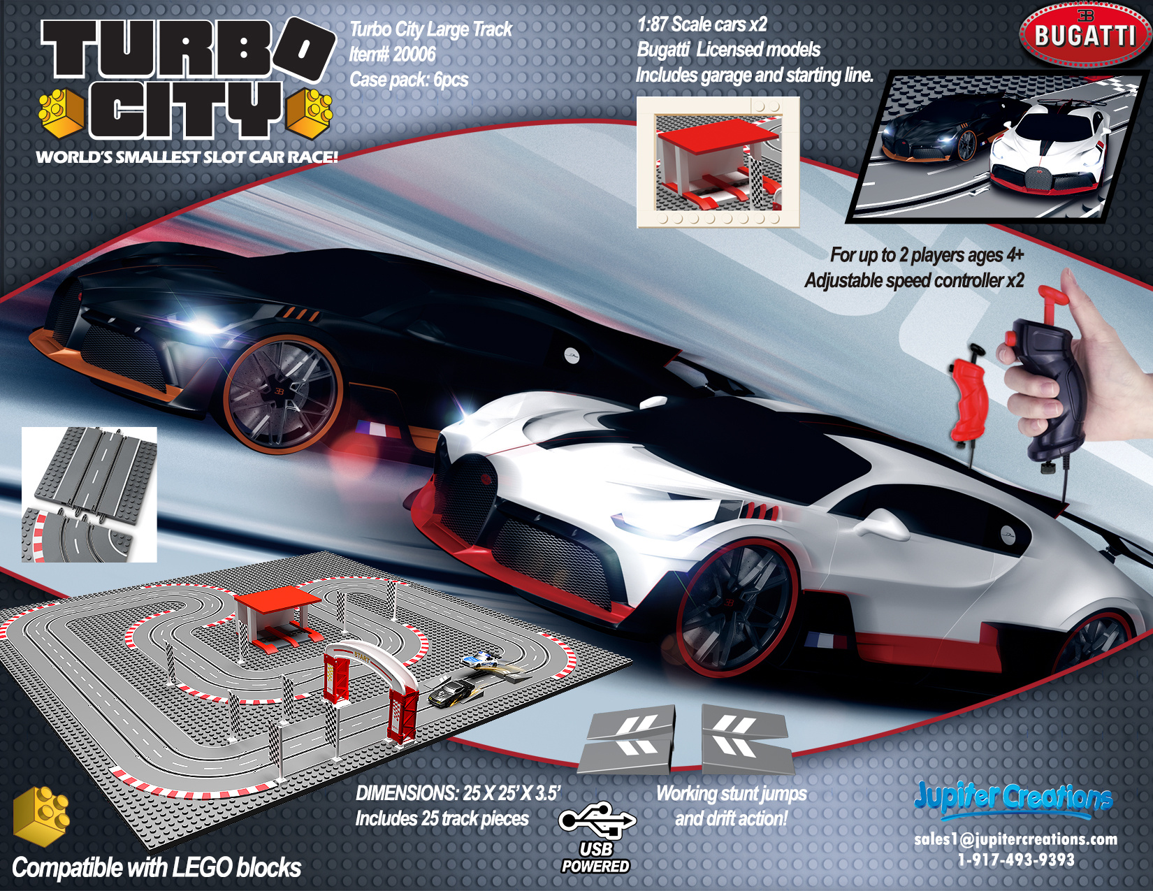 Turbo City: World's Smallest Slot Race Large Track