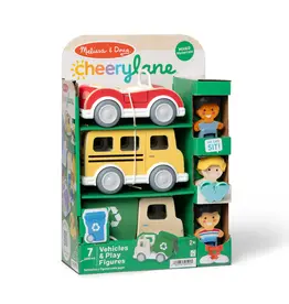 MELISSA & DOUG Cheery Lane Vehicles Play Set