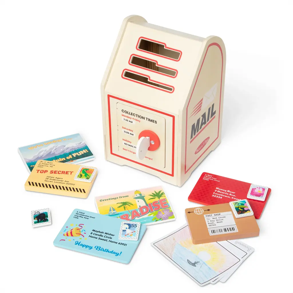 MELISSA & DOUG Stamp & Sort Mailbox Play Set