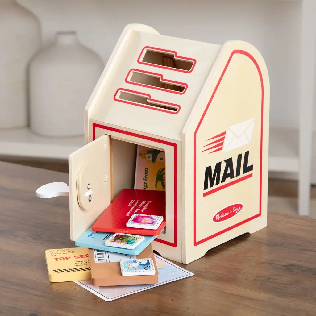 MELISSA & DOUG Stamp & Sort Mailbox Play Set