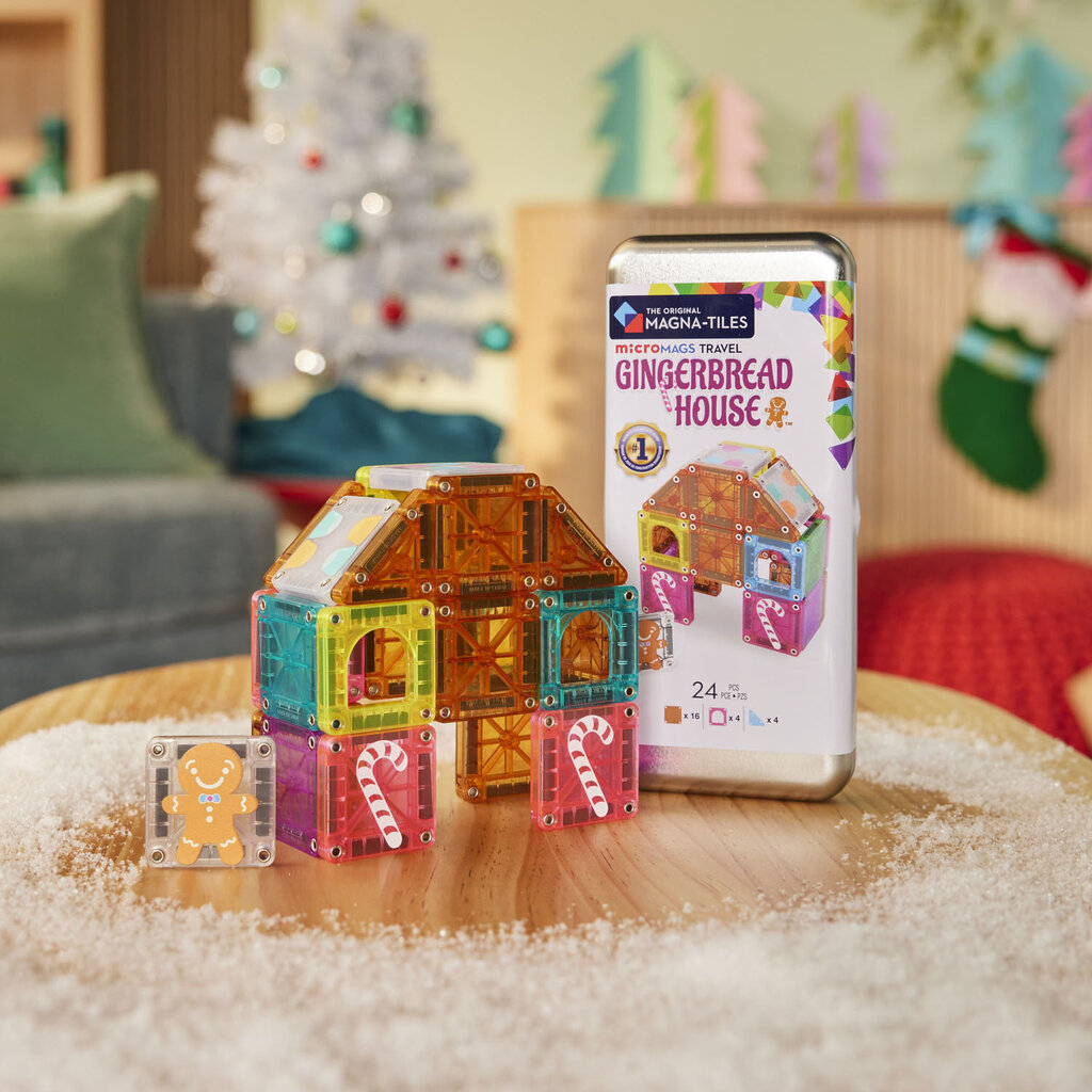VALTECH microMAGS Gingerbread House Travel 24 pc Set