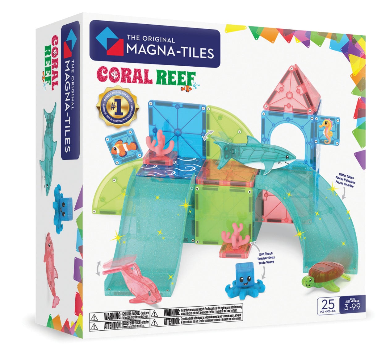 Magna-Tiles Coral Reef 25 pc Set