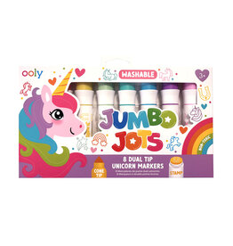 OOLY Jumbo Jots 8 Dual Tip Unicorn Markers