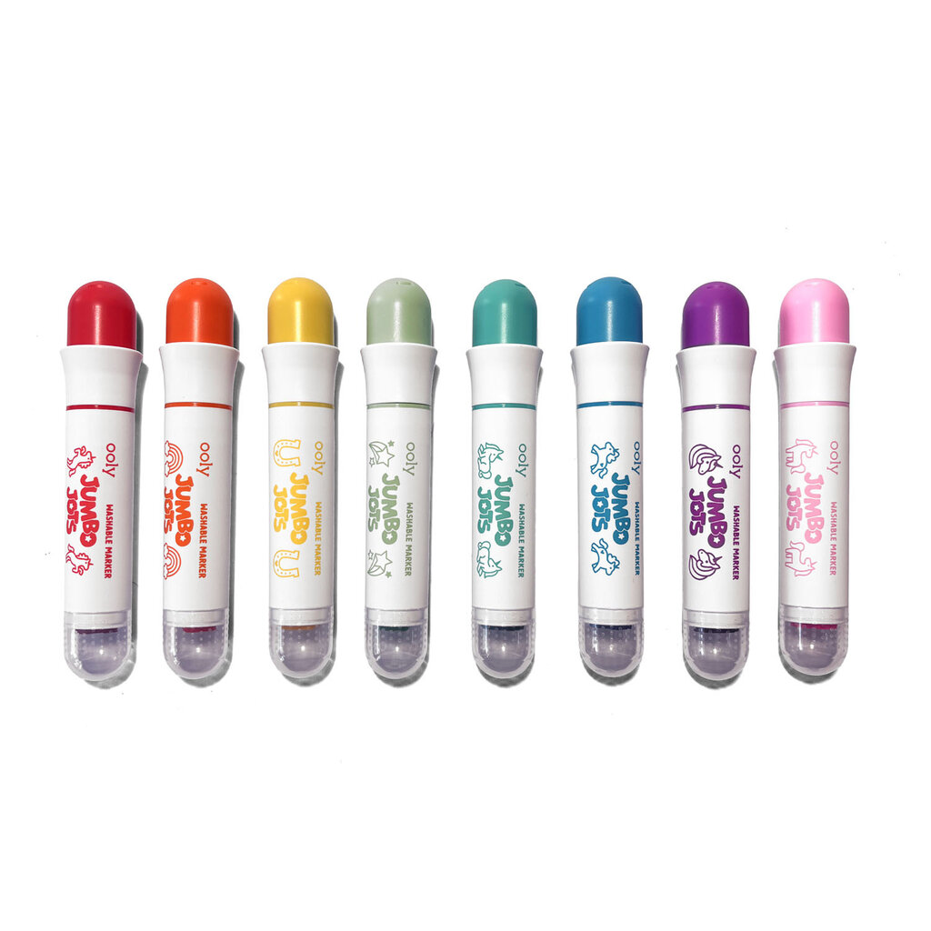 OOLY Jumbo Jots 8 Dual Tip Unicorn Markers