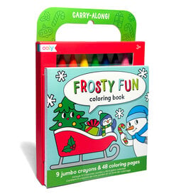OOLY Frosty Fun Coloring Book Carry-Along