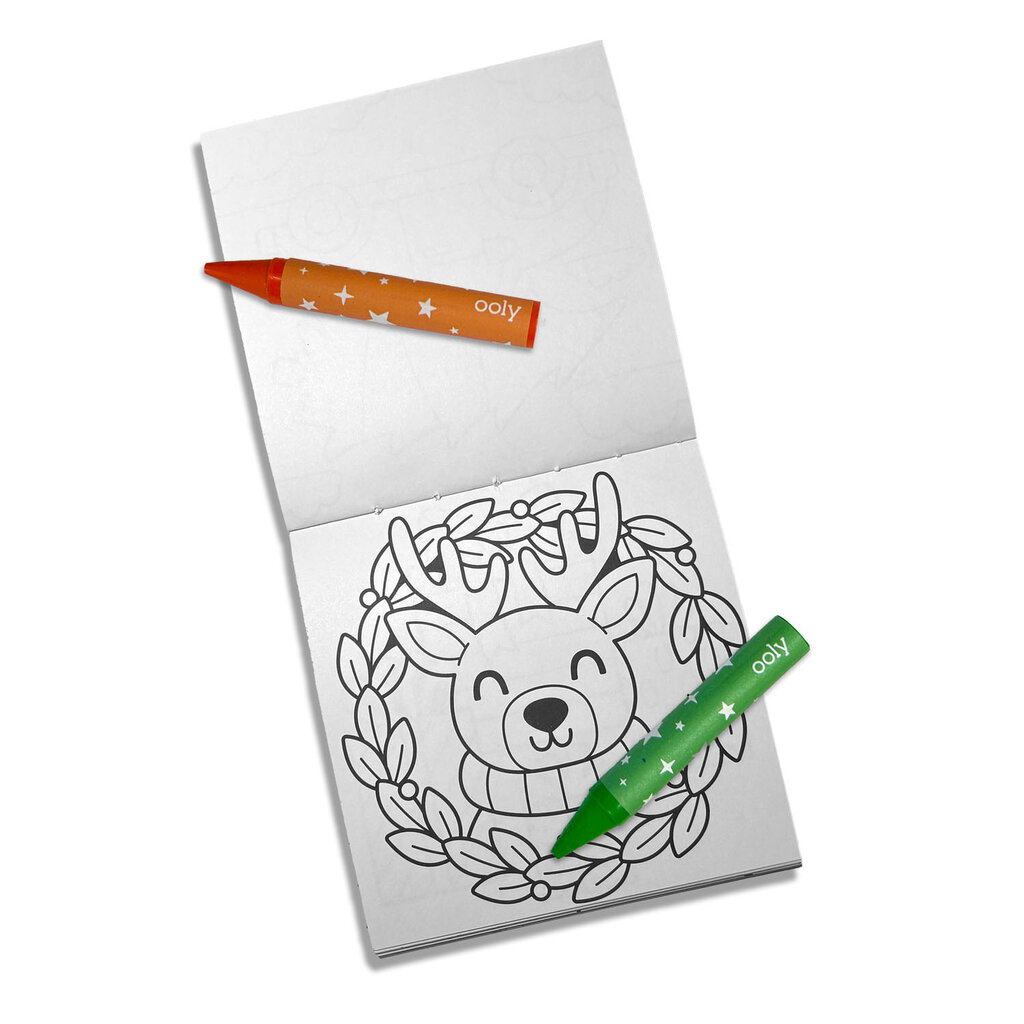 OOLY Frosty Fun Coloring Book Carry-Along