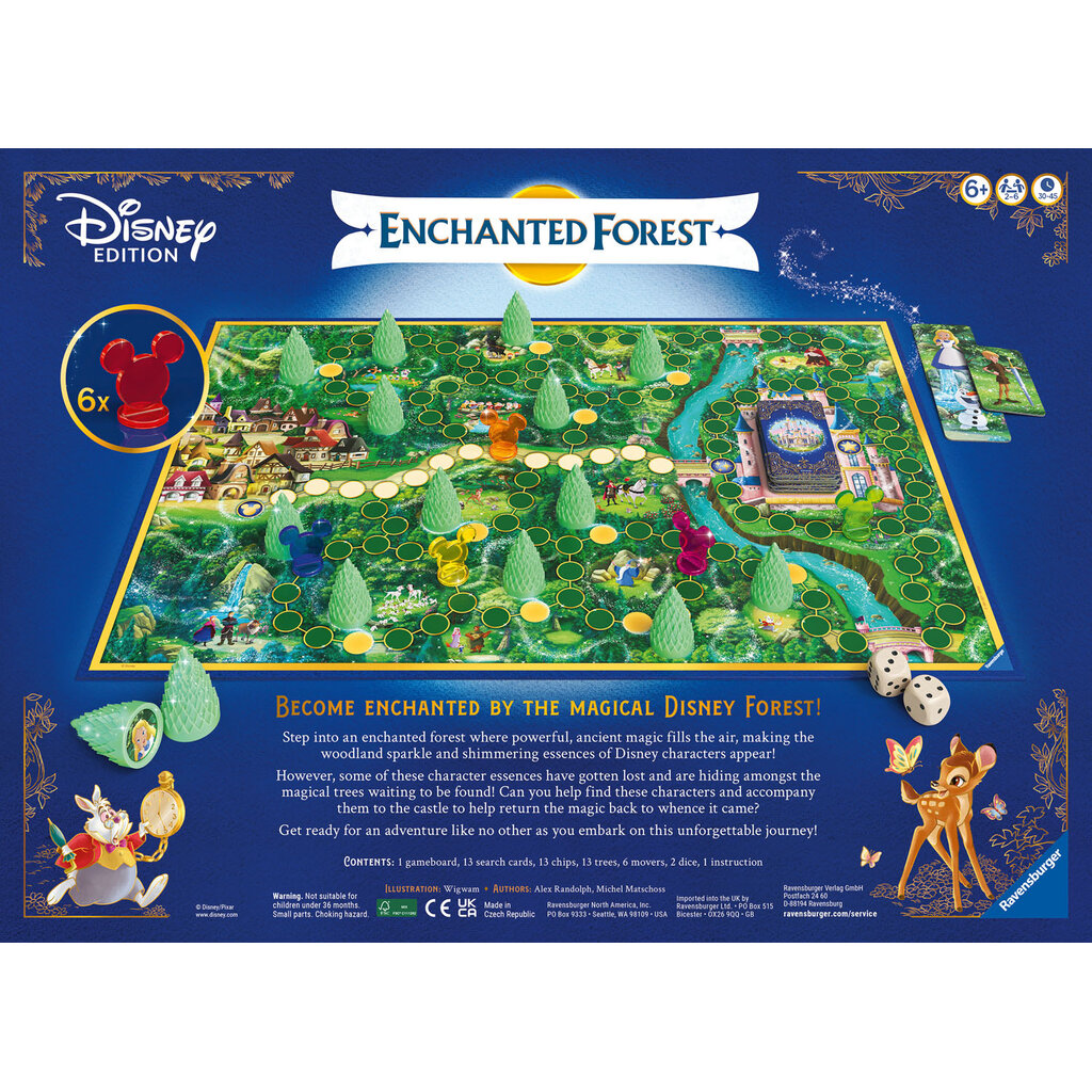 RAVENSBURGER Enchanted Forest Disney Edition Board Game