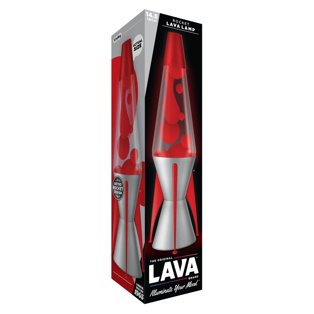 SCHYLLING 14.5" Lava Lamp Astrosurge Rocket *In Store Pickup Only*