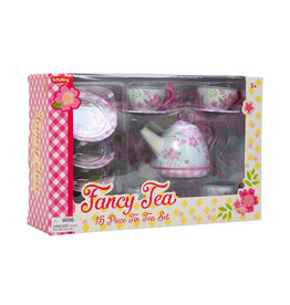 SCHYLLING Fancy Tin Tea Set 15 pc