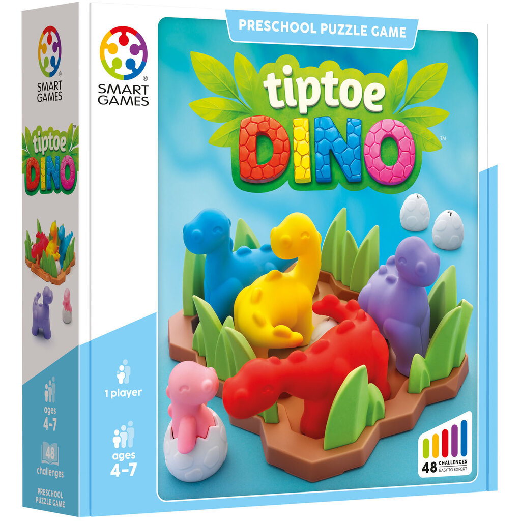 SMARTGAMES Tiptoe Dino Preschool Puzzle Game