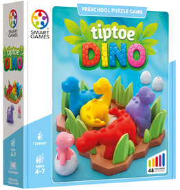 SMARTGAMES Tiptoe Dino Preschool Puzzle Game