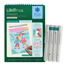LIFELINES FlowArt Dot-by-Letter Winter Wonderland