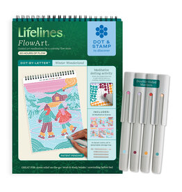 LIFELINES FlowArt Dot-by-Letter Winter Wonderland