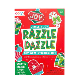 OOLY Jingle & Joy Razzle Dazzle DIY Gem Sticker Kit