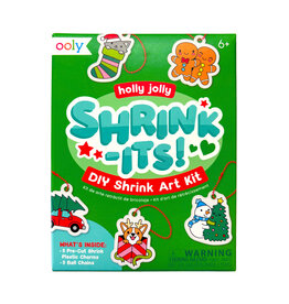 OOLY Holly Jolly Shrink-Its DIY Shrink Art Kit